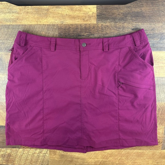 Duluth Trading Co Womens Plus Size 22W Purple High Rise Dry on the Fly Skort - Picture 1 of 6